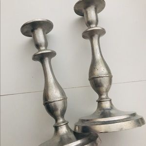 2 Silver Candle Holders🕯🕯